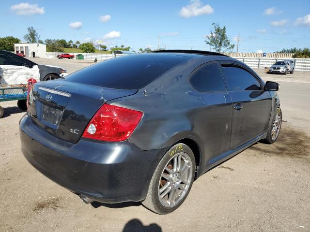 JTKDE177370216049 - 2007 TOYOTA SCION TC CHARCOAL photo 4