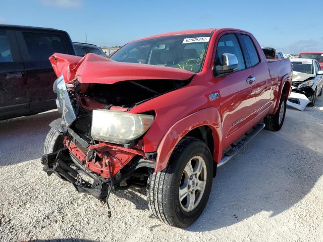 5TFRV58187X027158 - 2007 TOYOTA TUNDRA DOU RED photo 2