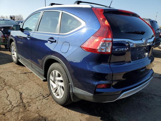 2HKRM4H76FH622845 - 2015 HONDA CR-V EXL BLUE photo 3