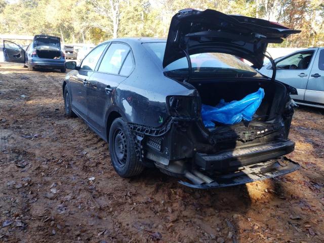 3VW2K7AJ2FM294510 - 2015 VOLKSWAGEN JETTA BASE BLACK photo 3