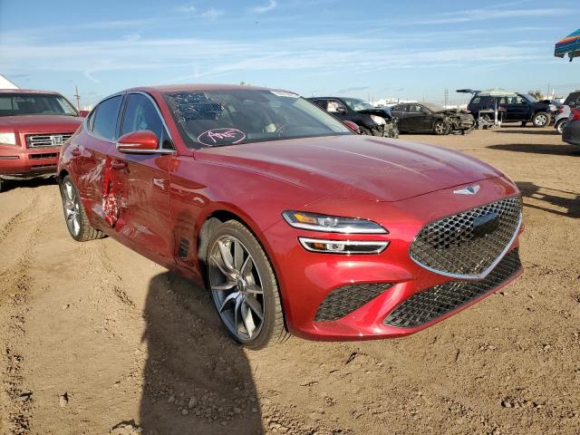 KMTG54TE9PU107051 - 2023 GENESIS G70 BASE RED photo 1