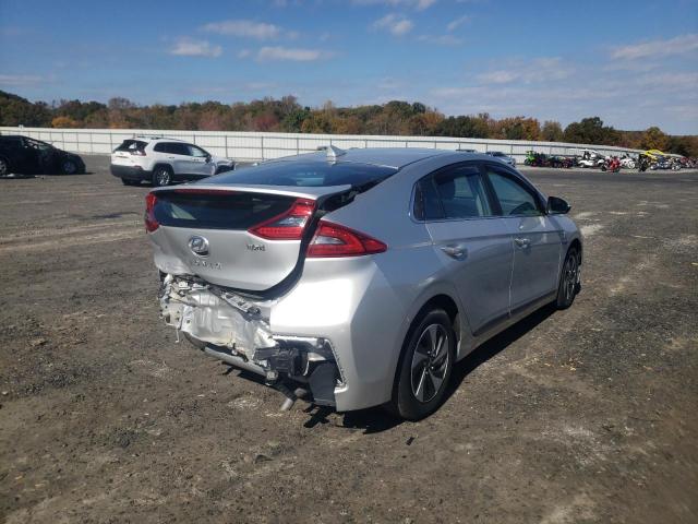 KMHC75LC8JU062439 - 2018 HYUNDAI IONIQ SEL SILVER photo 4