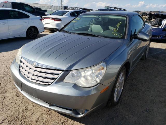 1C3LC65M58N125274 - 2008 CHRYSLER SEBRING LI SILVER photo 2