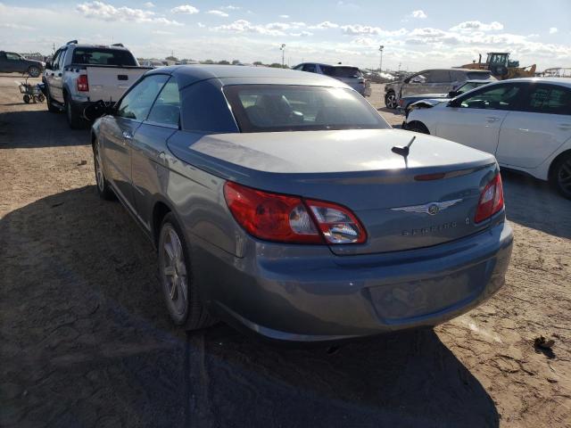 1C3LC65M58N125274 - 2008 CHRYSLER SEBRING LI SILVER photo 3