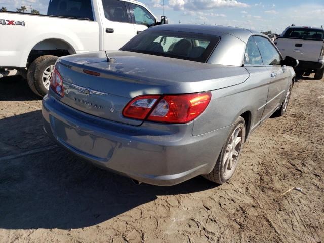 1C3LC65M58N125274 - 2008 CHRYSLER SEBRING LI SILVER photo 4