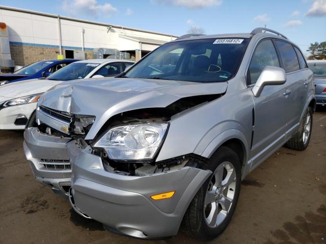 3GNFL4EKXDS521235 - 2013 CHEVROLET CAPTIVA LT SILVER photo 2