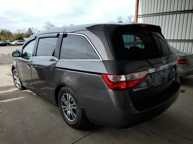 5FNRL5H62BB079759 - 2011 HONDA ODYSSEY EX GRAY photo 3