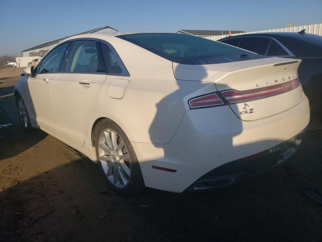 3LN6L2LU8FR618926 - 2015 LINCOLN MKZ HYBRID WHITE photo 3