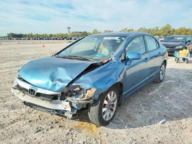 2HGFA16979H500590 - 2009 HONDA CIVIC EXL Көк фото 2