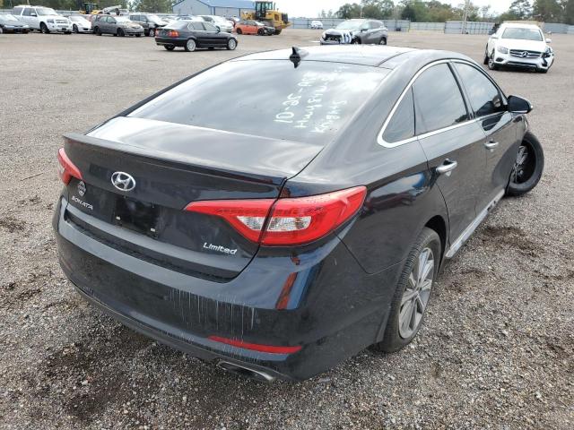 5NPE34AF7GH277295 - 2016 HYUNDAI SONATA SPO BLACK photo 4