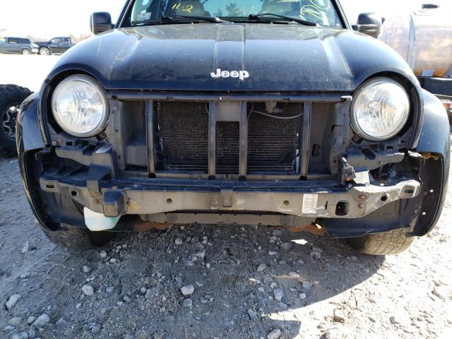 1J4GL58K24W207110 - 2004 JEEP LIBERTY LI BLACK photo 9