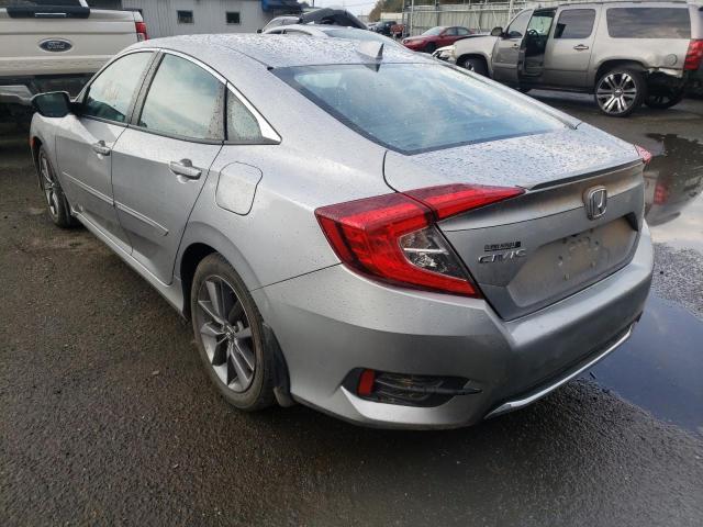 19XFC1F72LE005434 - 2020 HONDA CIVIC EXL Srebrny zdjęcie 3