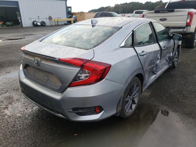 19XFC1F72LE005434 - 2020 HONDA CIVIC EXL Srebrny zdjęcie 4