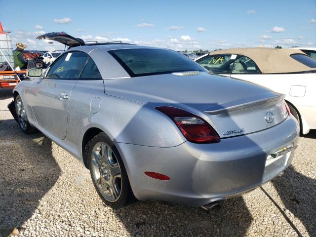 JTHFN48Y169008267 - 2006 LEXUS SC 430 SILVER photo 3