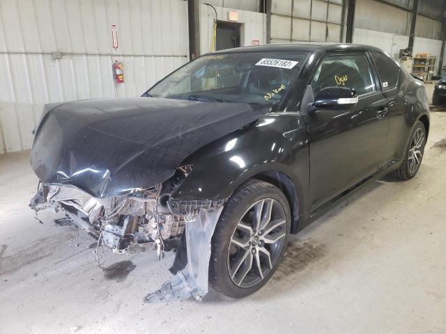 JTKJF5C78F3092824 - 2015 TOYOTA SCION TC Siyah fotoğraf 2
