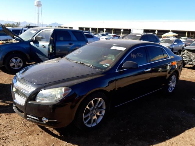 1G1ZE5EB8AF263053 - 2010 CHEVROLET MALIBU LTZ შავი ფოტო 2