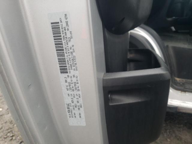 3C6TRVDG8LE111695 - 2020 RAM PROMASTER SILVER photo 10