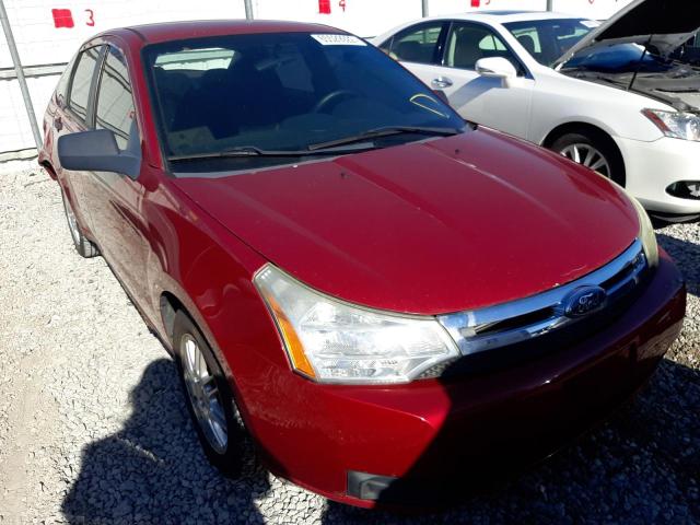 1FAHP3FN9BW188574 - 2011 FORD FOCUS RED photo 1
