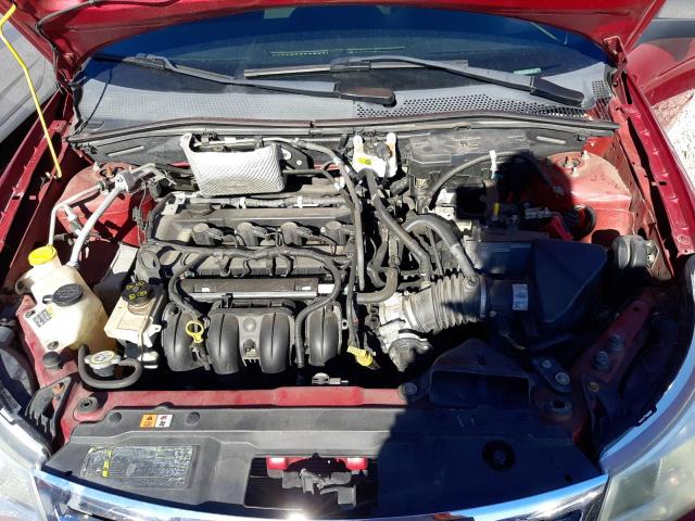 1FAHP3FN9BW188574 - 2011 FORD FOCUS RED photo 7