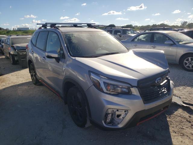 JF2SKALC8MH458733 - 2021 SUBARU FORESTER S SILVER photo 1