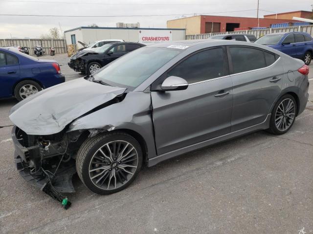 KMHD04LB0JU508657 - 2018 HYUNDAI ELANTRA SP GRAY photo 1