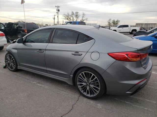 KMHD04LB0JU508657 - 2018 HYUNDAI ELANTRA SP GRAY photo 2