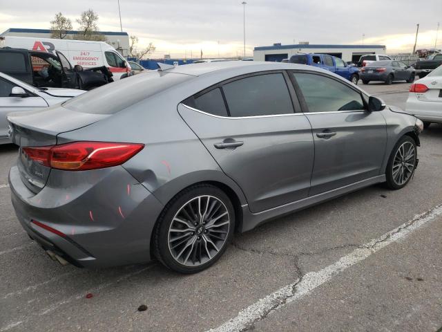 KMHD04LB0JU508657 - 2018 HYUNDAI ELANTRA SP GRAY photo 3