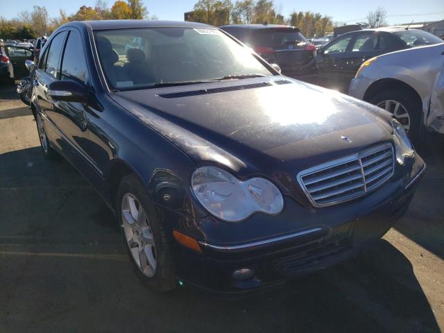 WDBRF87H07F894460 - 2007 MERCEDES-BENZ C 350 4MAT BLUE photo 1