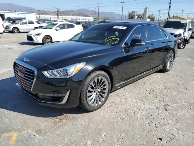 KMHG34JA8HU024146 - 2017 GENESIS G90 PREMIU BLACK photo 2