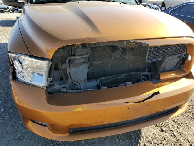 1C6RD7FT0CS303320 - 2012 DODGE RAM 1500 S ORANGE photo 9