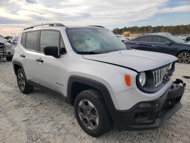 ZACCJBAB7HPG20078 - 2017 JEEP RENEGADE S SILVER photo 1