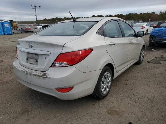 KMHCT4AE0FU927681 - 2015 HYUNDAI ACCENT CREAM photo 4