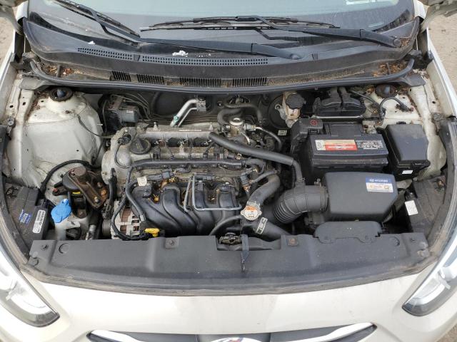 KMHCT4AE0FU927681 - 2015 HYUNDAI ACCENT CREAM photo 7