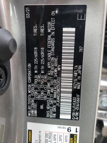 JTJGARDZ0M2253822 - 2021 LEXUS NX 300 BAS 灰色 照片 10