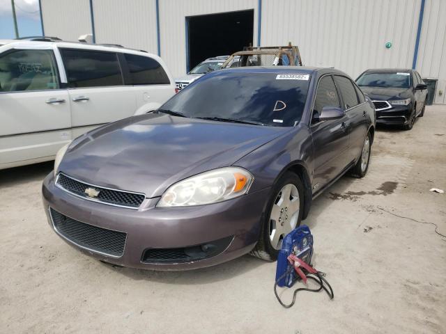 2G1WD58C489151167 - 2008 CHEVROLET IMPALA SUP GRAY photo 2