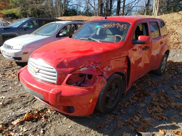 3GNBABDB5AS590887 - 2010 CHEVROLET HHR LT RED photo 2