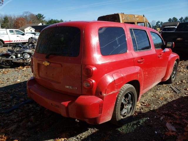 3GNBABDB5AS590887 - 2010 CHEVROLET HHR LT RED photo 4