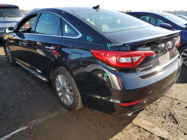 5NPE34AF5FH097845 - 2015 HYUNDAI SONATA SPO BLACK photo 3