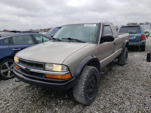 1GCCT19X638181329 - 2003 CHEVROLET S 10 TAN photo 2