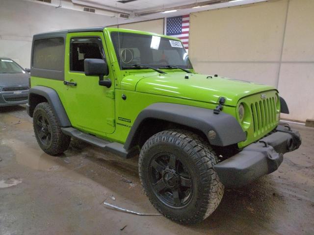 1C4AJWAG3CL253719 - 2012 JEEP WRANGLER S GREEN photo 1