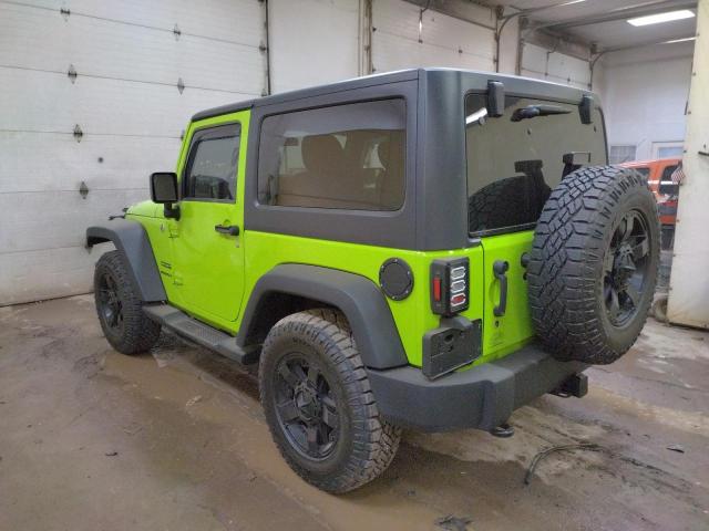 1C4AJWAG3CL253719 - 2012 JEEP WRANGLER S GREEN photo 3
