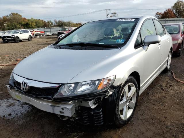 2HGFA16659H359489 - 2009 HONDA CIVIC LX-S Күміс фото 2