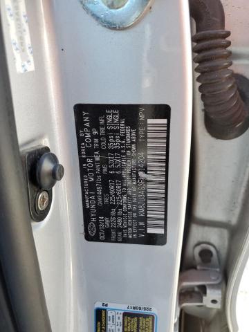 KM8JU3AG3FU014204 - 2015 HYUNDAI TUCSON LIM SILVER photo 10