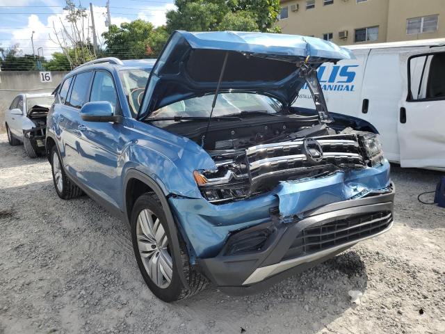 1V2WR2CA0KC560004 - 2019 VOLKSWAGEN ATLAS SE BLUE photo 1