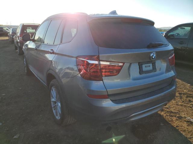 5UXWZ7C58G0R31905 - 2016 BMW X3 SDRIVE2 SILVER photo 3