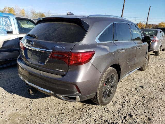 5FRYD4H83HB032137 - 2017 ACURA MDX ADVANC GRAY photo 4