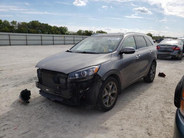 5XYPK4A19GG107978 - 2016 KIA SORENTO SX GRAY photo 2