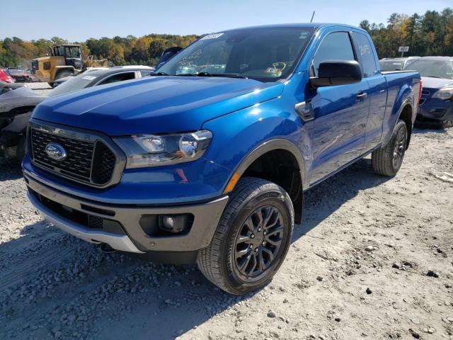 1FTER1FH8KLA69065 - 2019 FORD RANGER XL BLUE photo 2