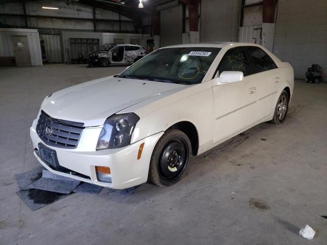 1G6DP567450144319 - 2005 CADILLAC CTS HI FEA WHITE photo 2