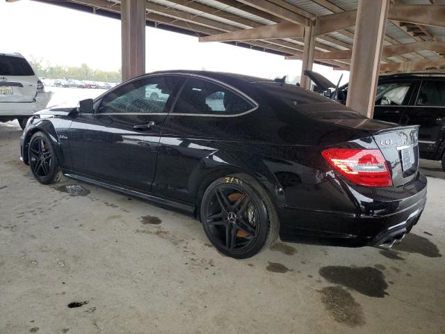 WDDGJ7HB5CF784676 - 2012 MERCEDES-BENZ C 63 AMG BLACK photo 2